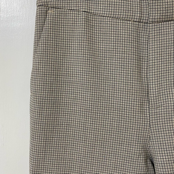 Joie women’s size 6 yellow/blue check pattern design pants - Picture 2 of 3